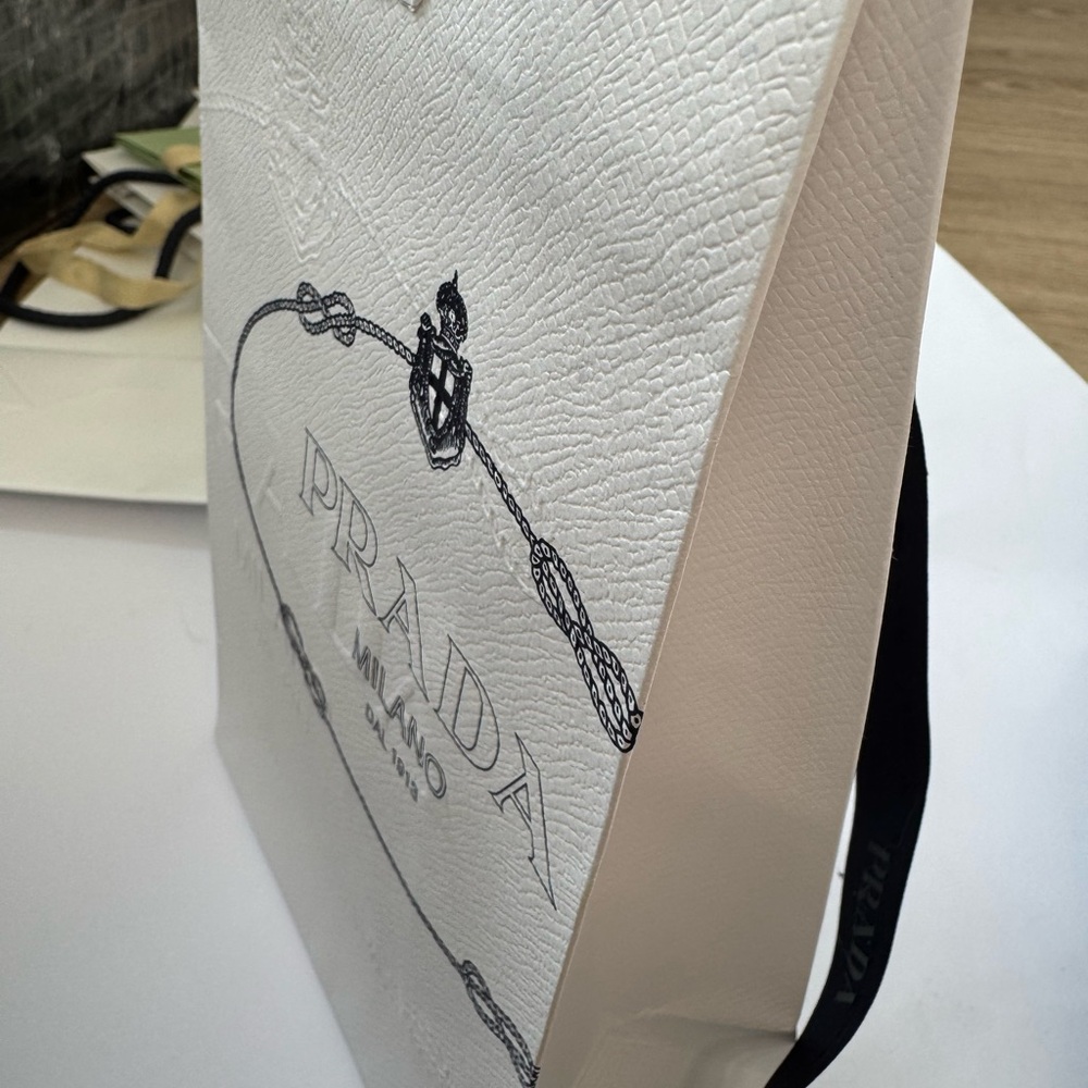 Prada Shopping Bag with Ribbon